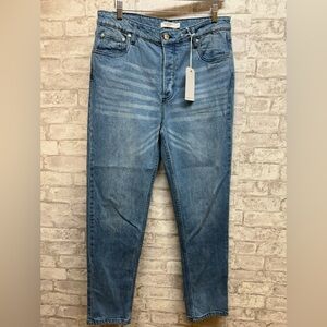 Bolongaro mom jeans Women’s large‎ button fly NWT